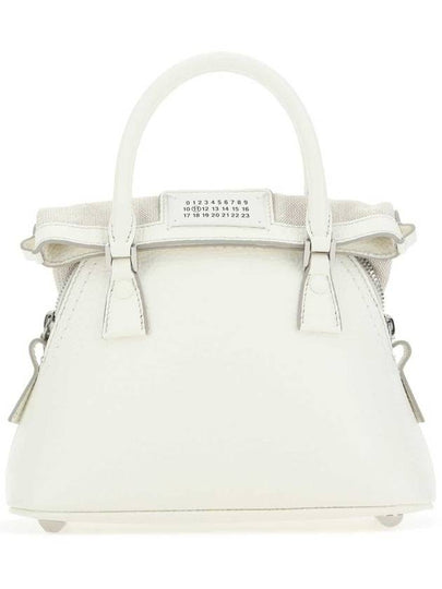 5AC Classique Micro Tote Bag White - MAISON MARGIELA - BALAAN 2