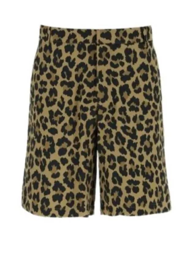 Homme Leopard Shorts Brown - DIOR - BALAAN 2