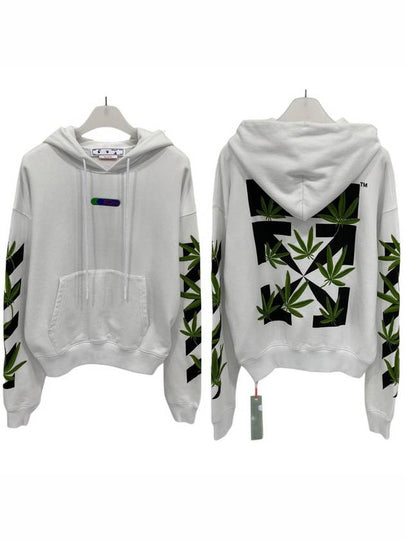 Weed Arrow Hoodie White - OFF WHITE - BALAAN 2