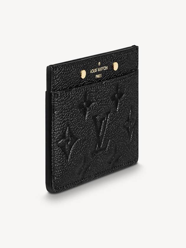 Monogram Empreinte Card Wallet Black - LOUIS VUITTON - BALAAN 3