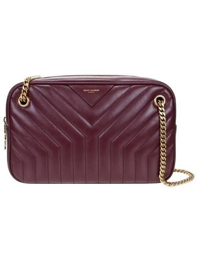 Joan Camera Shoulder Bag Burgundy - SAINT LAURENT - BALAAN 2