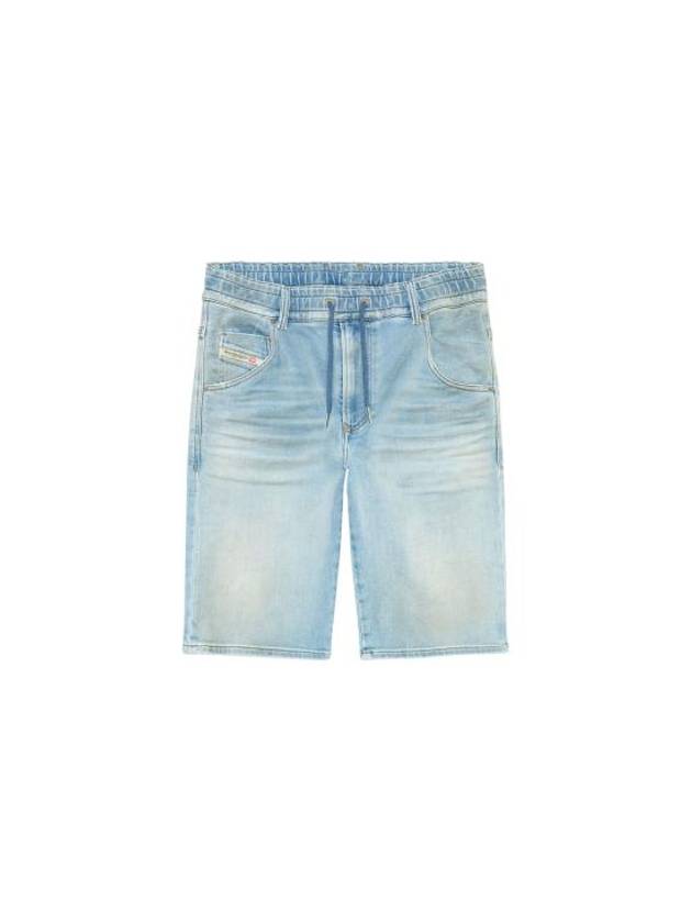 D-Krooshort-Z-T Denim Shorts Blue - DIESEL - BALAAN 2