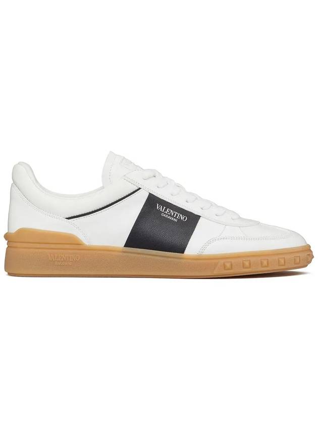 Up Village Low Top Sneakers White Black - VALENTINO - BALAAN 3