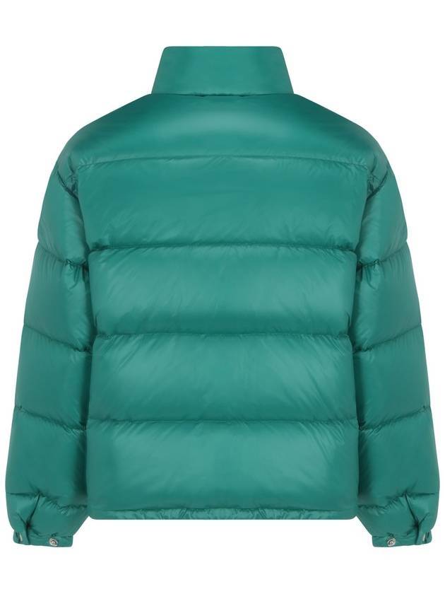 Re-Nylon Padded Down Jacket Green - PRADA - BALAAN 5