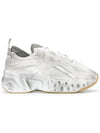 Manhattan Tumbled Low Top Sneakers White - ACNE STUDIOS - BALAAN 3