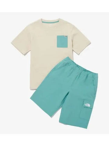 The North Face KIDS CAMPER EX Crew Set NT7UQ31T LBE - THE NORTH FACE - BALAAN 1