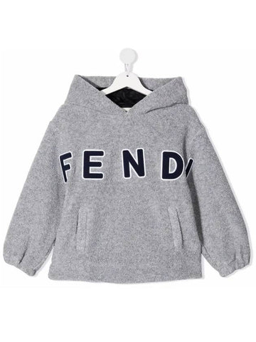 Kids Logo Hooded Sweatshirt JMH149 ADEX F0WG5 - FENDI - BALAAN 1