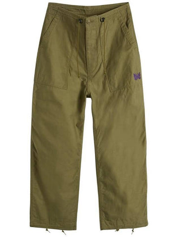 String Fatigue Wide Pants Olive - NEEDLES - BALAAN 1