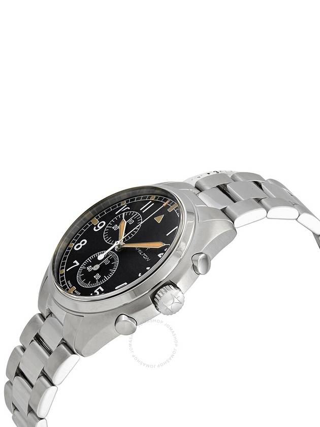 Hamilton Pilot Pioneer Chronograph Quartz Black Dial Men's Watch H76522131 - HAMILTON - BALAAN 2