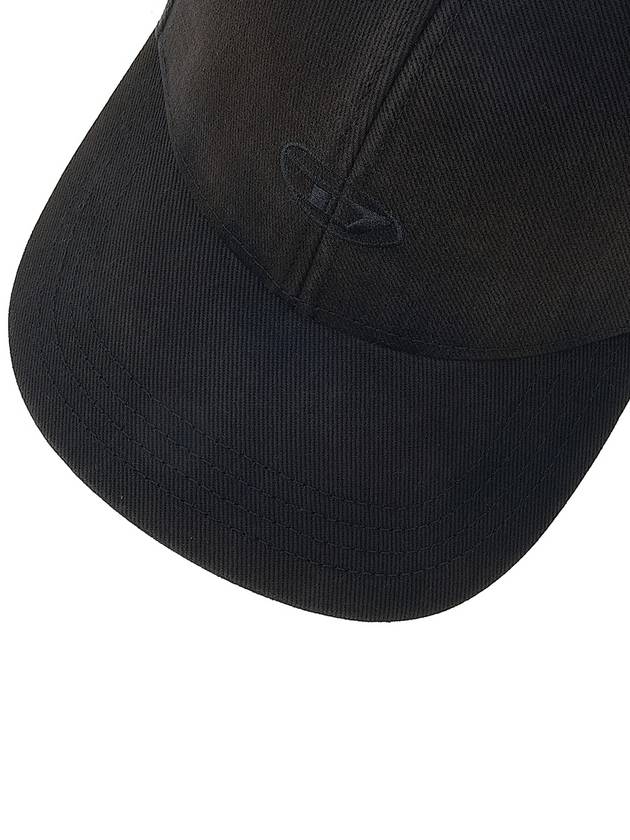 C Run Wash Logo Ball Cap Black - DIESEL - BALAAN 8