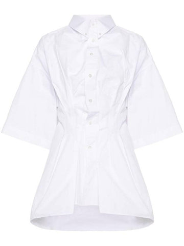 creased poplin fitted shirt - MAISON MARGIELA - BALAAN 1