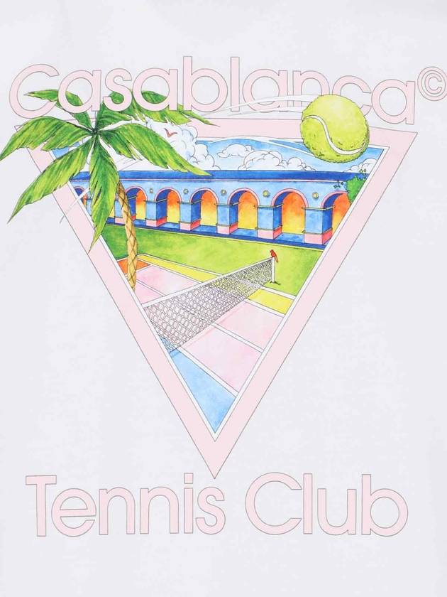 tennis club logo t shirt - CASABLANCA - BALAAN 3