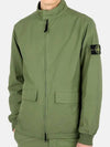 Men's Batavia Nylon Cotton Zip-Up Jacket Khaki - STONE ISLAND - BALAAN 3