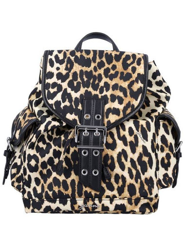 Ganni Bucky Backpack Small Leo - GANNI - BALAAN 1