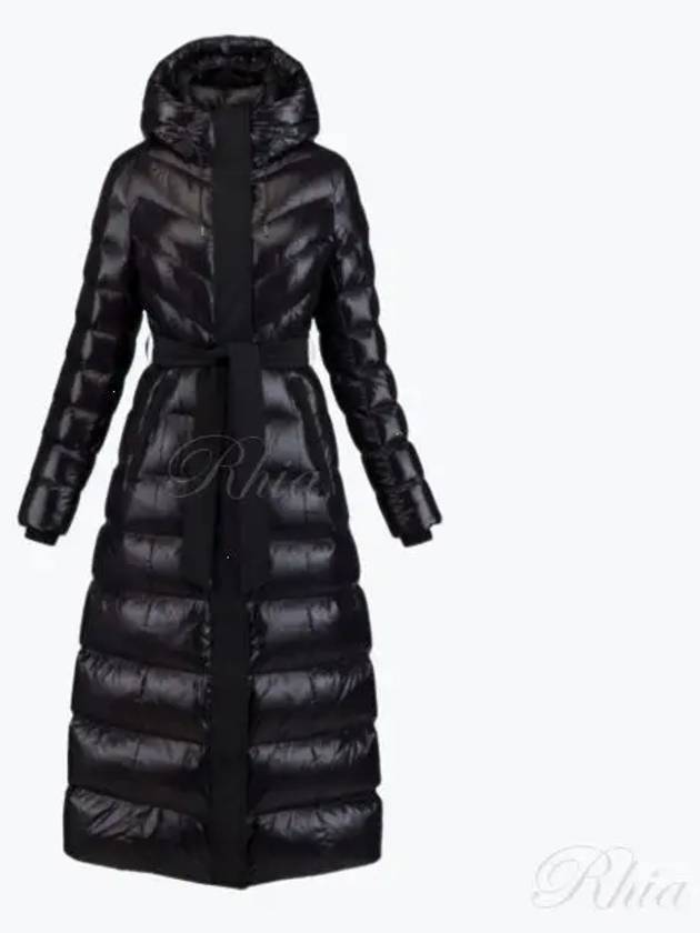 Women s Long Outerwear Padded Jumper CALINA R BLACK - MACKAGE - BALAAN 1