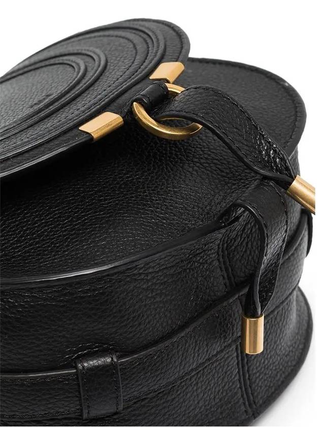 Marcie Small Saddle Cross Bag Black - CHLOE - BALAAN 5