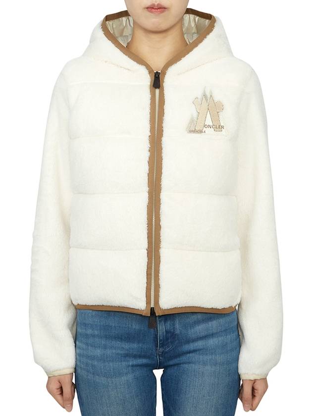 Grenoble Women s Hooded Padded Zip up Cardigan 8G00009 899ML 034 - MONCLER - BALAAN 1