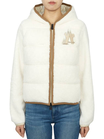 Grenoble Women s Hooded Padded Zip up Cardigan 8G00009 899ML 034 - MONCLER - BALAAN 1