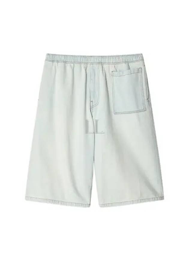 Men's Cutout Oversized Shorts Light Blue - MAISON MARGIELA - BALAAN 2