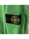 Kids Waffen Patch V Neck Cardigan 10 12 Green 7916501Z1 V0050 - STONE ISLAND - BALAAN 5