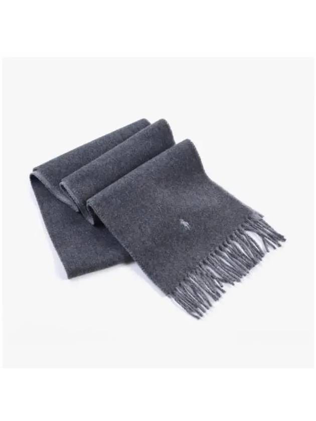 PC0455 036 Pony Reversible Fringe Muffler - POLO RALPH LAUREN - BALAAN 5