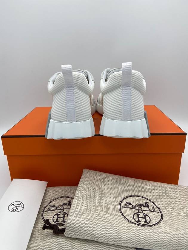 Bouncing Men s Sneakers White Blanc Gray H231764ZH - HERMES - BALAAN 5