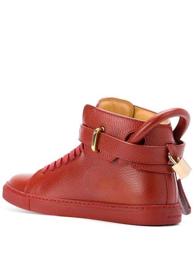 Buscemi Men's Deep Red High-Top Sneakers, Brand Size 39 (US Size 6) - BUSCEMI - BALAAN 3