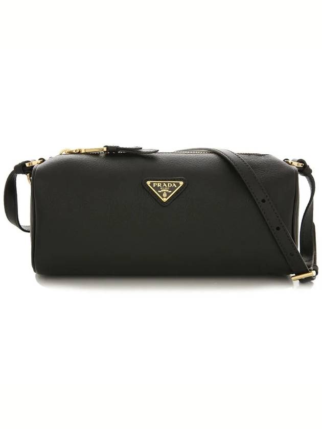 Triangle Logo Shoulder Bag Black - PRADA - BALAAN 3