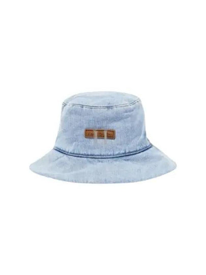 Logo Denim Bucket Hat Light Blue - ACNE STUDIOS - BALAAN 2