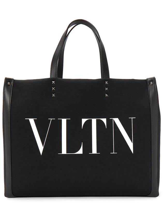 Medium Shopper Tote Bag Black - VALENTINO - BALAAN 1