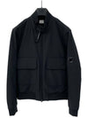 Lens Wappen Shell R Zip-Up Jacket Black - CP COMPANY - BALAAN 2