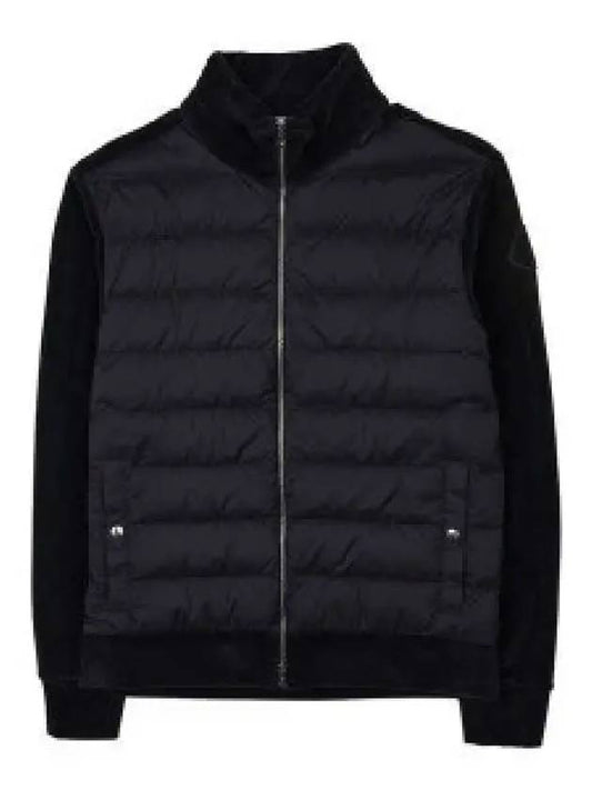 8G00083 595HA 999 Logo Patch Padded Cardigan 1203007 - MONCLER - BALAAN 1