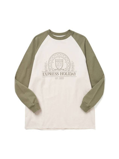 Santa Rosa Color Combination Raglan Long Sleeve Khaki - EXPRESSHOLIDAY - BALAAN 2