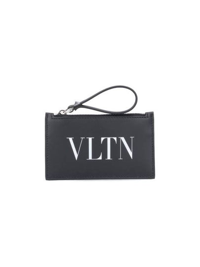 VLTN Logo Card Wallet Black - VALENTINO - BALAAN 2