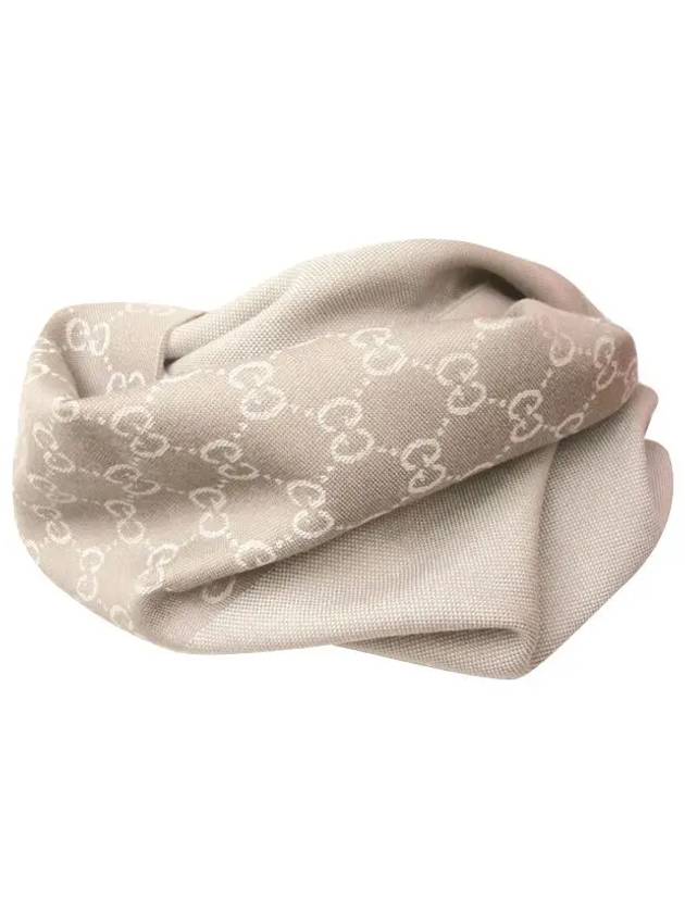 GG Microssima Two-Tone Wool Muffler Beige - GUCCI - BALAAN 5