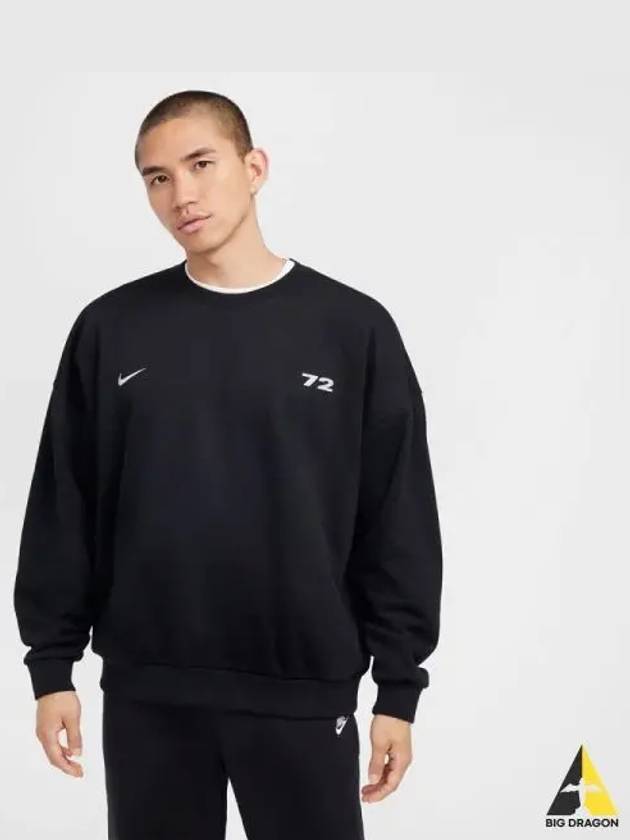 Man Club Oversized Crew Neck Sweatshirt 010 - NIKE - BALAAN 1