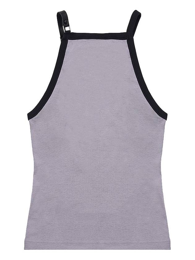 Buckle Contrast Sleeveless Smoke Grey - COURREGES - BALAAN 3