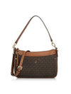 Jet Set Medium Logo Shoulder Bag Brown - MICHAEL KORS - BALAAN 1