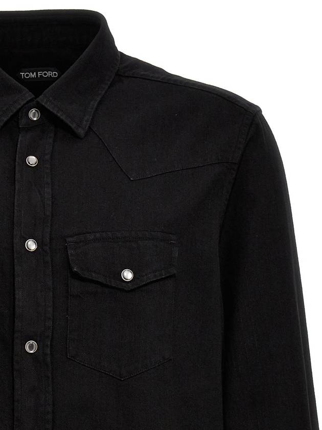 Tom Ford Denim Shirt - TOM FORD - BALAAN 3