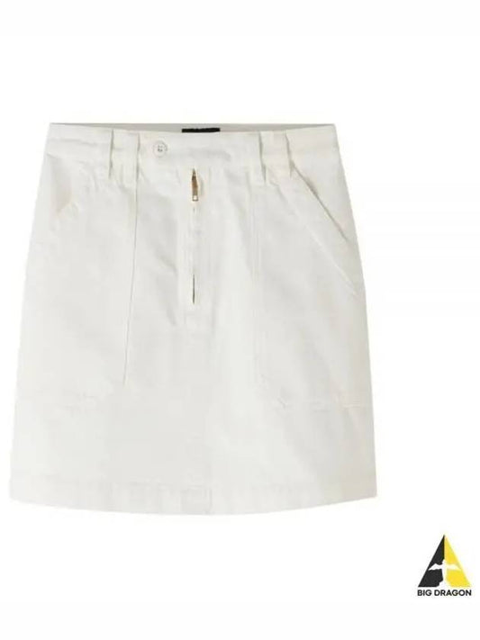 Sarah Short A-line Skirt White - A.P.C. - BALAAN 2