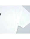 Small Rubber Logo Patch Short Sleeve T-Shirt White - STONE ISLAND - BALAAN 7