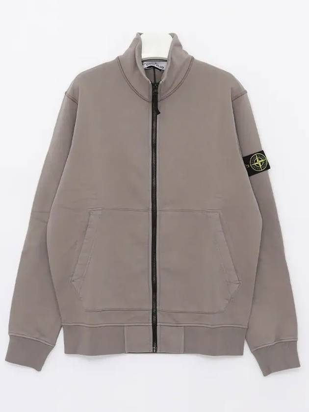 Compass Badge  Zip-Up Jacket Taupe - STONE ISLAND - BALAAN 3