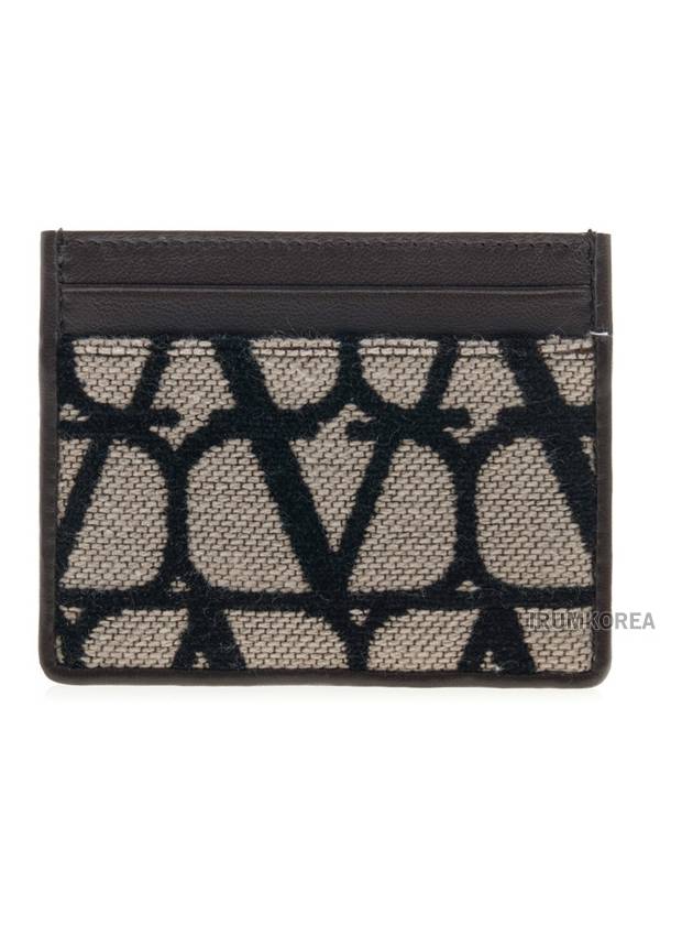 Toile Iconographe Card Wallet Brown - VALENTINO - BALAAN 2