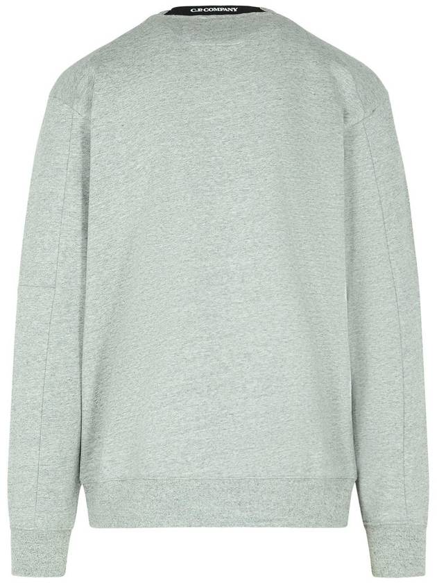 Diagonal Raised Fleece Lens Sweatshirt Grey - CP COMPANY - BALAAN 4