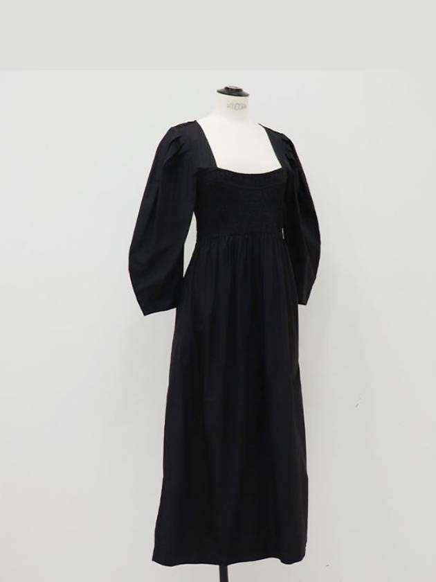 Black smoke dress - GANNI - BALAAN 6