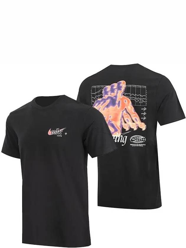 Dri Fit Logo Short Sleeve T-Shirt Black - NIKE - BALAAN 3