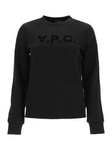 VPC Logo Sweatshirt Black - A.P.C. - BALAAN 1