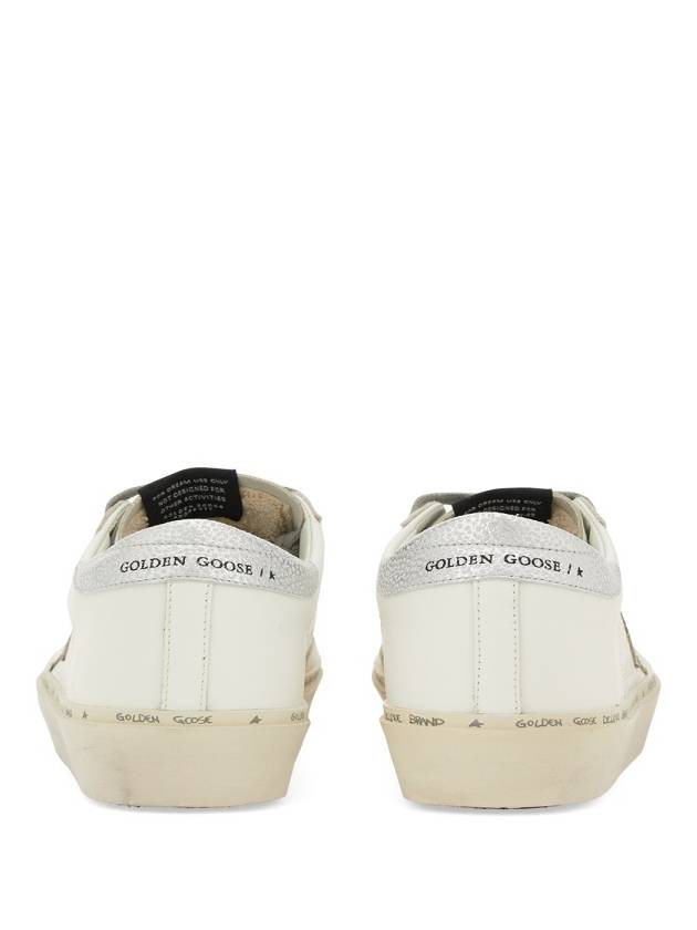 Hi Star White Metallic Silver Heel Tab Sneakers - GOLDEN GOOSE - BALAAN 6