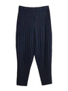 Pleated Straight Pants Navy - ISSEY MIYAKE - BALAAN 2