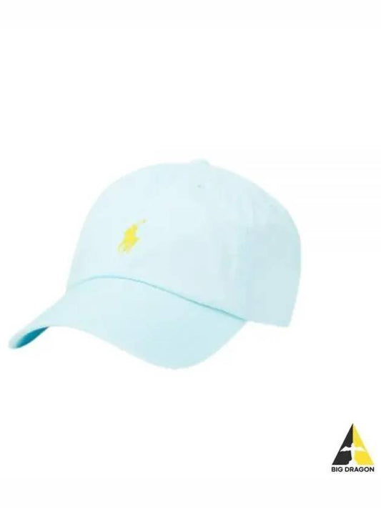 Embroidered Pony Logo Ball Cap Light Blue - POLO RALPH LAUREN - BALAAN 2